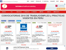 Tablet Screenshot of perutrabajos.com